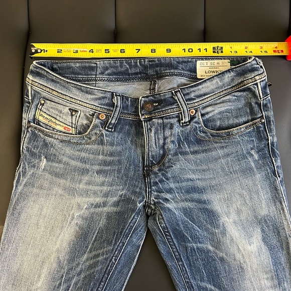 DIESEL Distressed low rise jeans - Picture 8 of 11